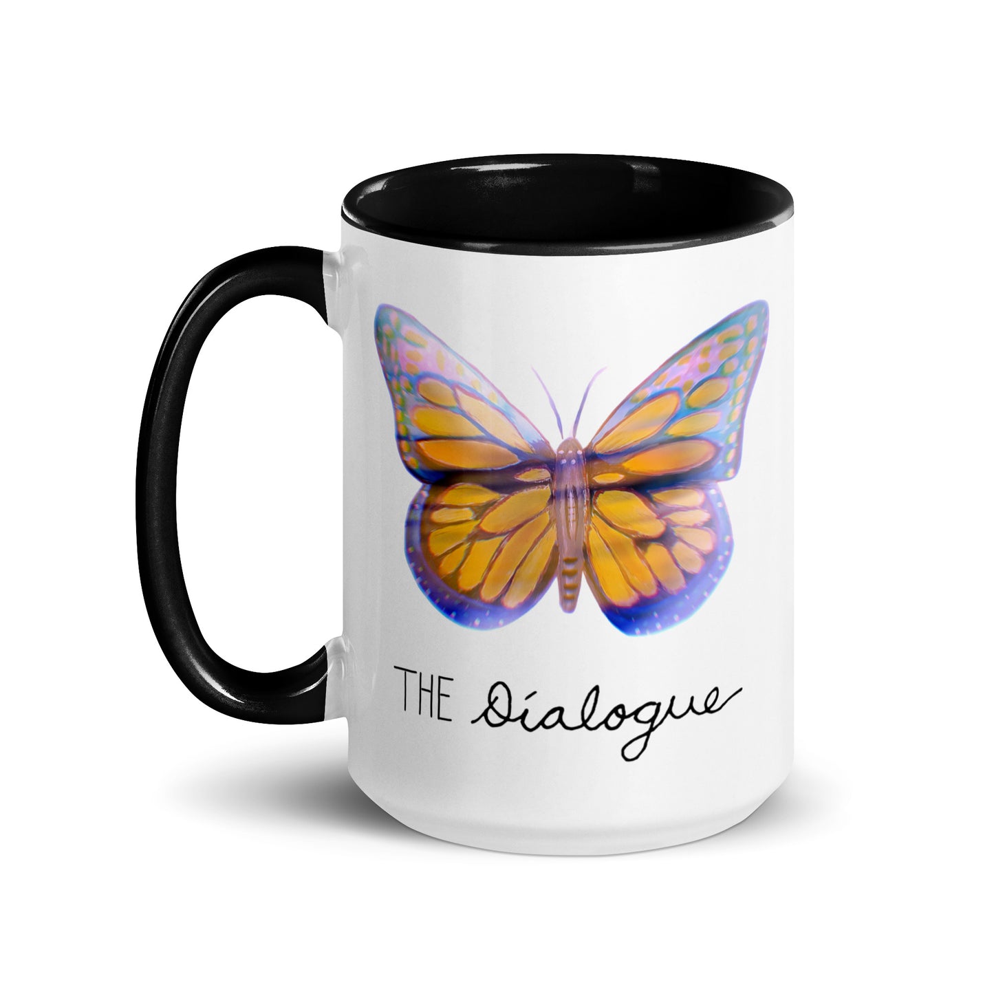 Papillon Mug with Color Inside