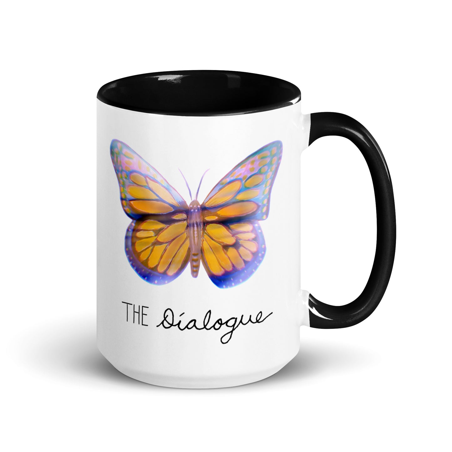 Papillon Mug with Color Inside