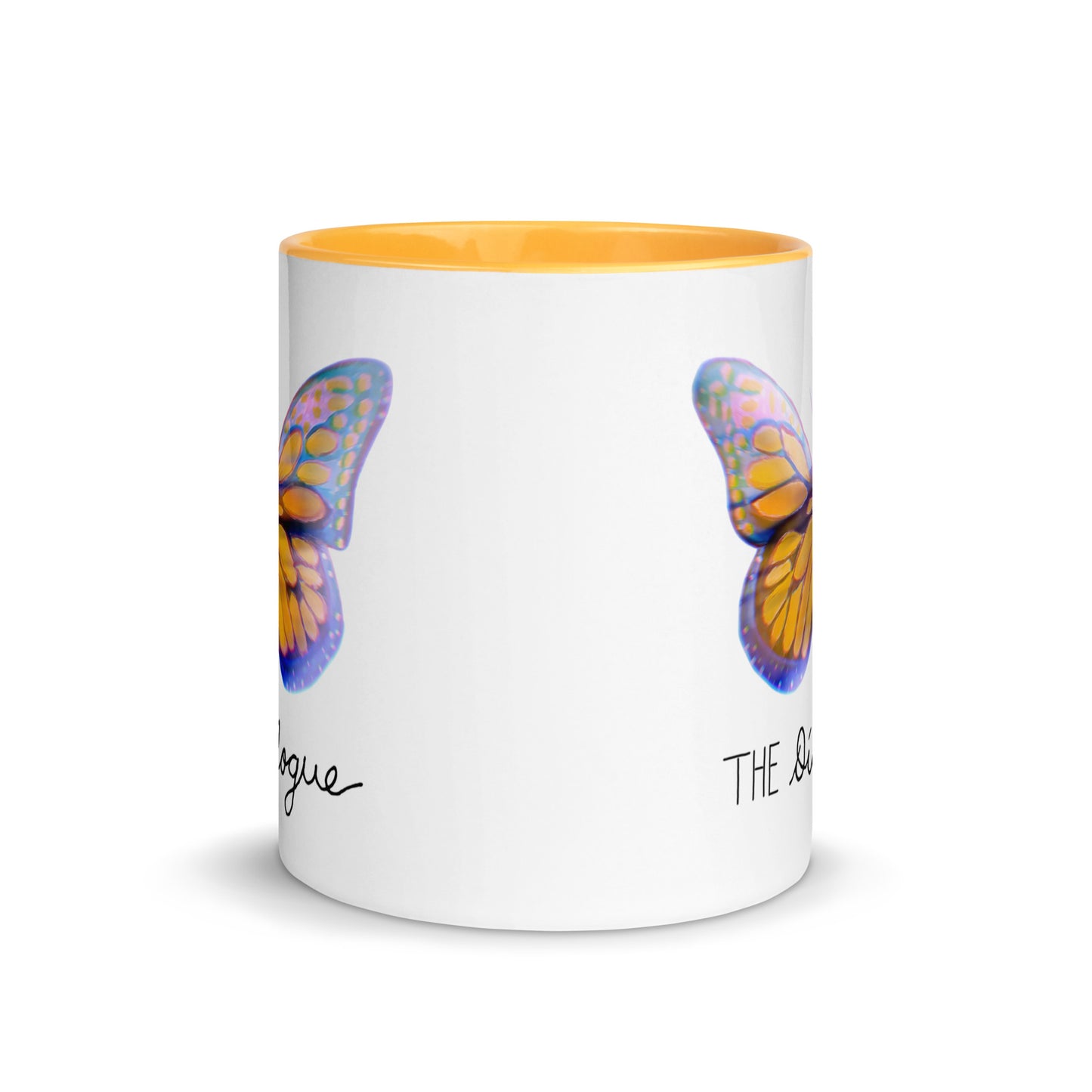 Papillon Mug with Color Inside