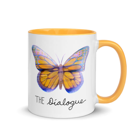 Papillon Mug with Color Inside